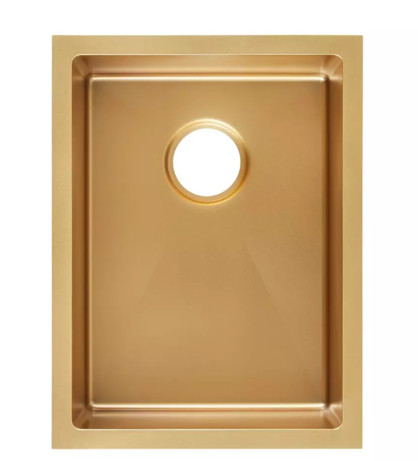Brushed Gold-Black Grey Gun Undermount 16 Gauge Stainless Steel Bar sink 12X16"x8"