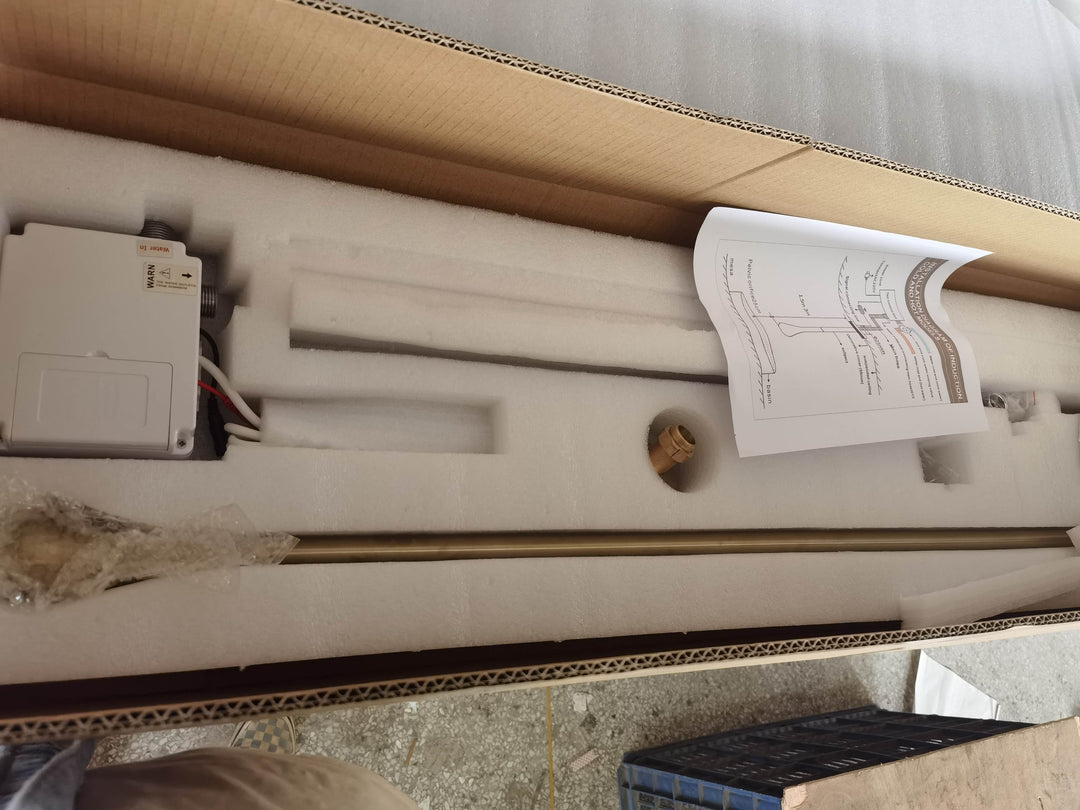 Black Commercial Celing Faucet Pipe with Morion Sensor Faucet