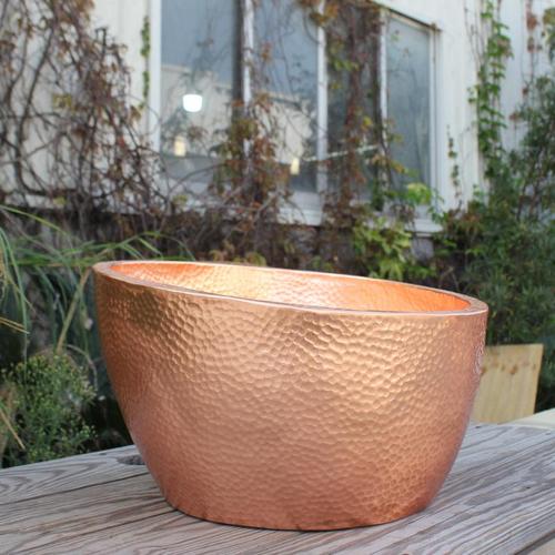 100% Copper metal hand made vessel sink