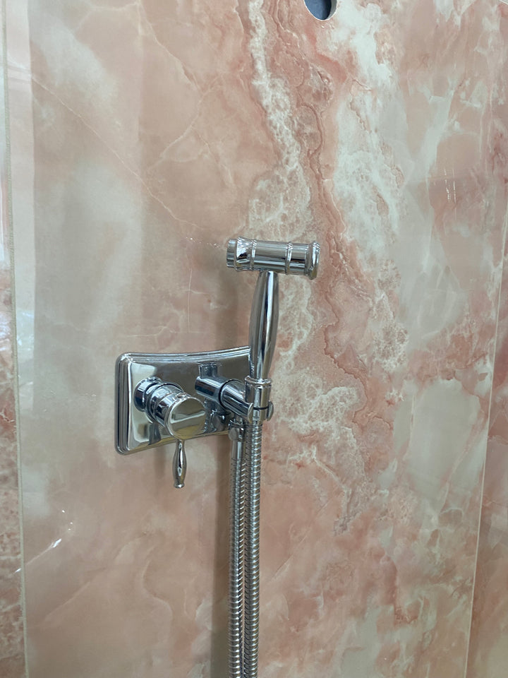 Modern Wall Mounted Hot and Cold Pressure Balance Hand Held Shataf Bidet Spray Kit