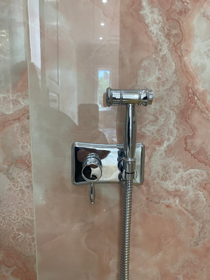Modern Wall Mounted Hot and Cold Pressure Balance Hand Held Shataf Bidet Spray Kit