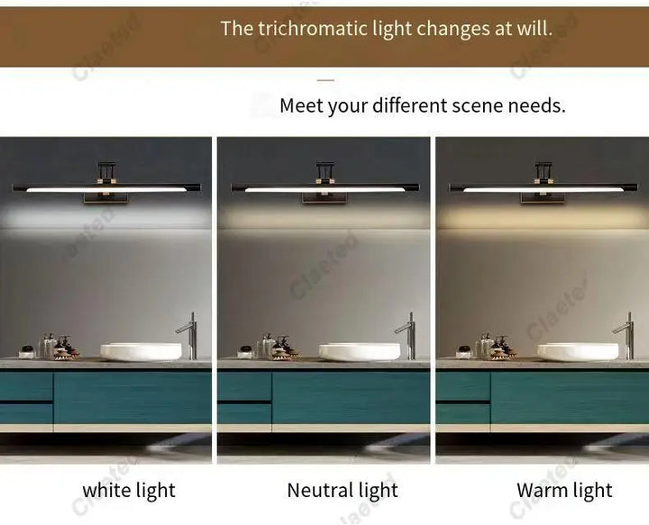 Bathroom LED Indoor Wall Mounted Metal Folding Wall Lamp Lighting Fixture