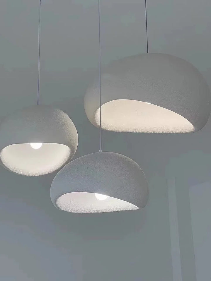 Nordic Wabi Sabi E27 LED Pendant Lights Modern Ceiling Chandelier Lights for Living Room Bedroom Dining Room Loft Hanghing Lamp