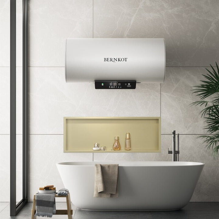 Brushed gold stainless steel 304 rectangular wall mounted bathroom shower niche shelve 37" x13" x 4"