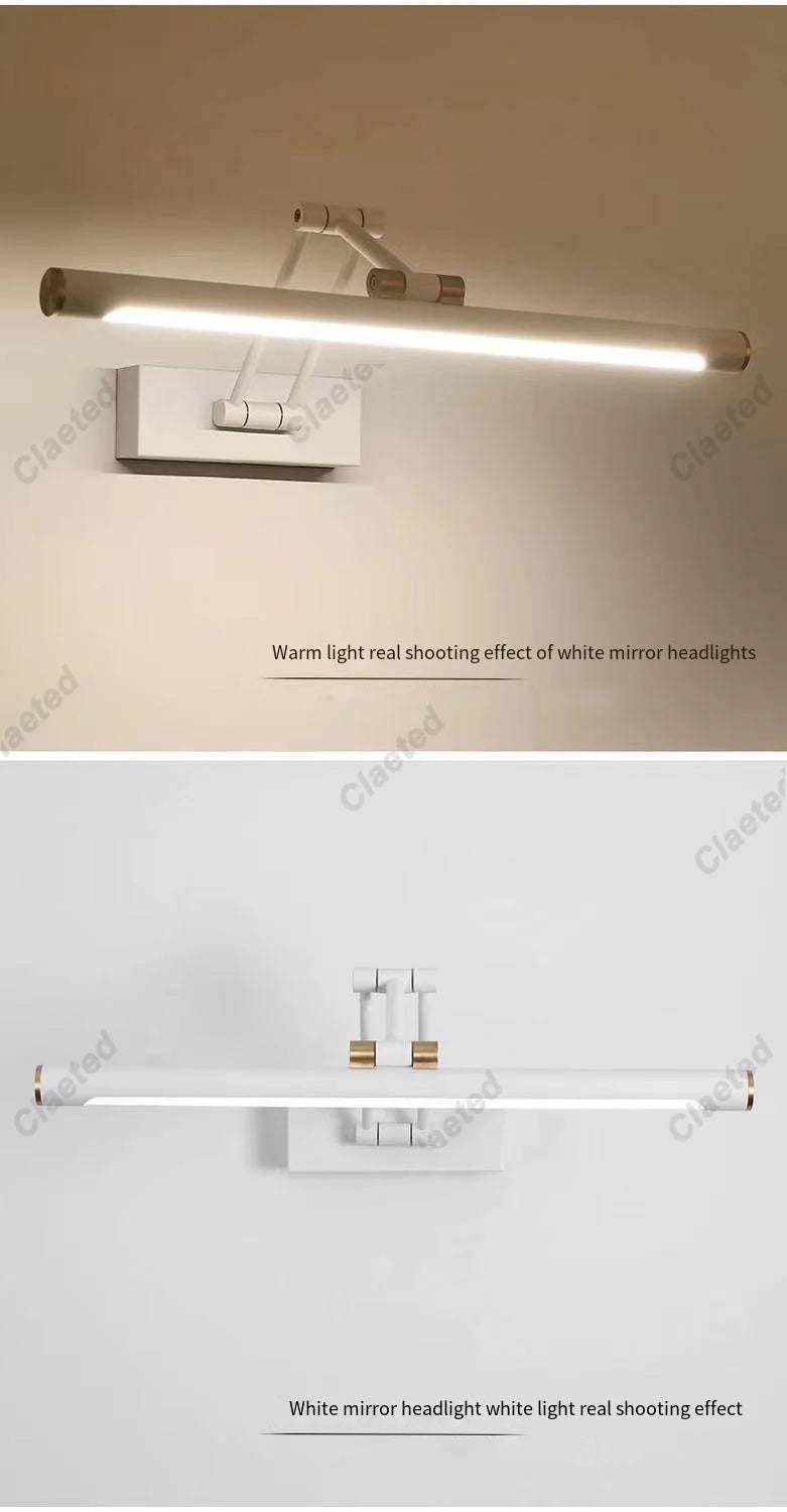Bathroom LED Indoor Wall Mounted Metal Folding Wall Lamp Lighting Fixture