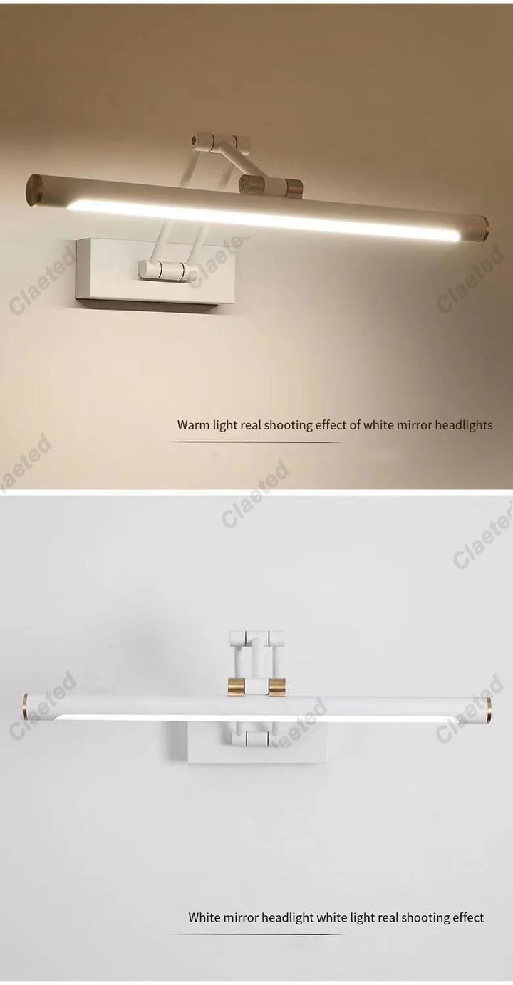 Bathroom LED Indoor Wall Mounted Metal Folding Wall Lamp Lighting Fixture