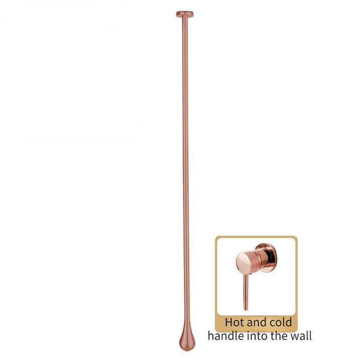 Tear drop- Ceiling Mount Faucets with deck mount lever control