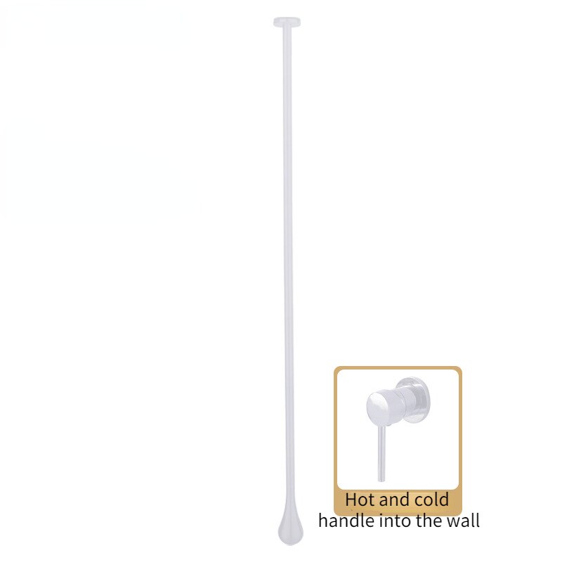 Tear drop- Ceiling Mount Faucets with deck mount lever control