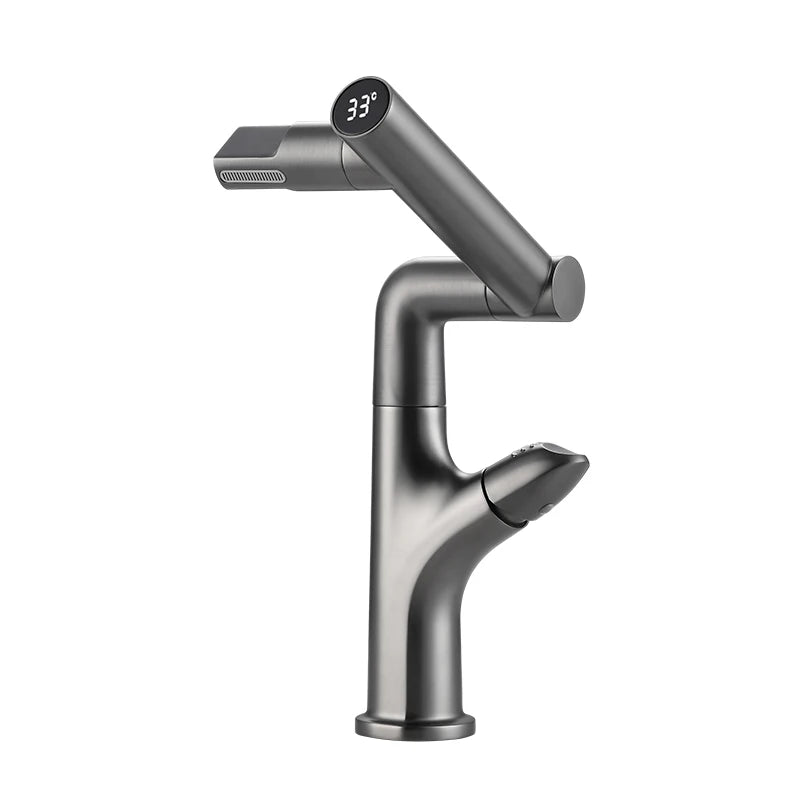 Inteligencia- Digital Display LED Basin Faucet Bathroom 360° Rotation