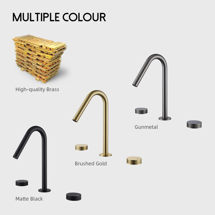 System - New modern 2024 8" inch wide spread bathroom faucet