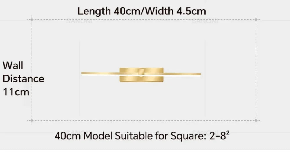 Modern LED Wall Light Vanty Lamp Aluminum Wall Sconce for Bathroom Mirror Headlight Indoor Lighting Fixture Luster Make Up Light