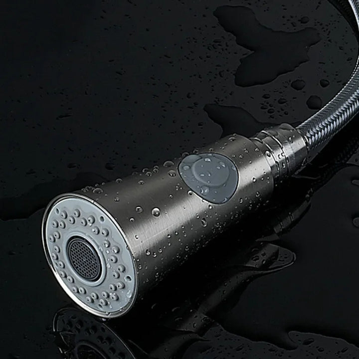 Dual Mode Kitchen Sink Faucet ABS Pull-Out Water Tap Water-Saving Shower Faucets Nozzle Adapter Sprinkler Splash-Proof Filter
