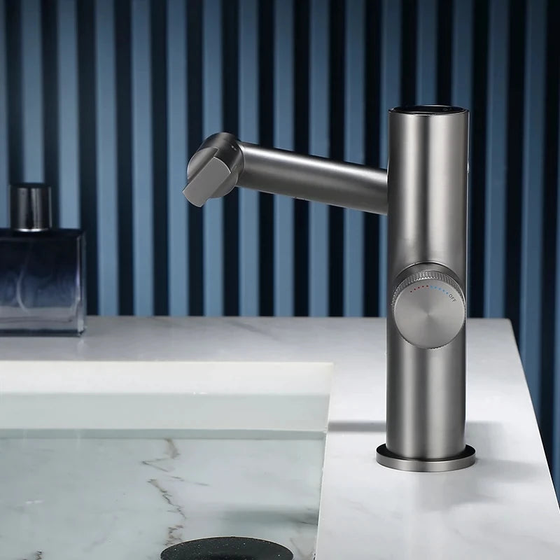 Inteligencia- Digital Display LED Basin Faucet Bathroom 360° Rotation
