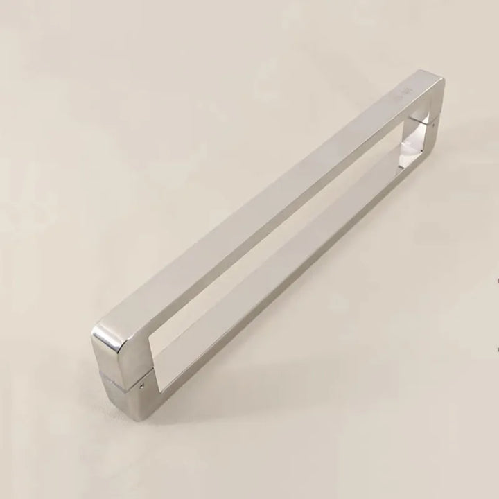 Brushed gold gold-Black -Chrome  Stainless Steel Thickened Shower Handle, Bathroom Glass Doors L-shaped Handle,Square Tube Metal Pulls Household Hardware