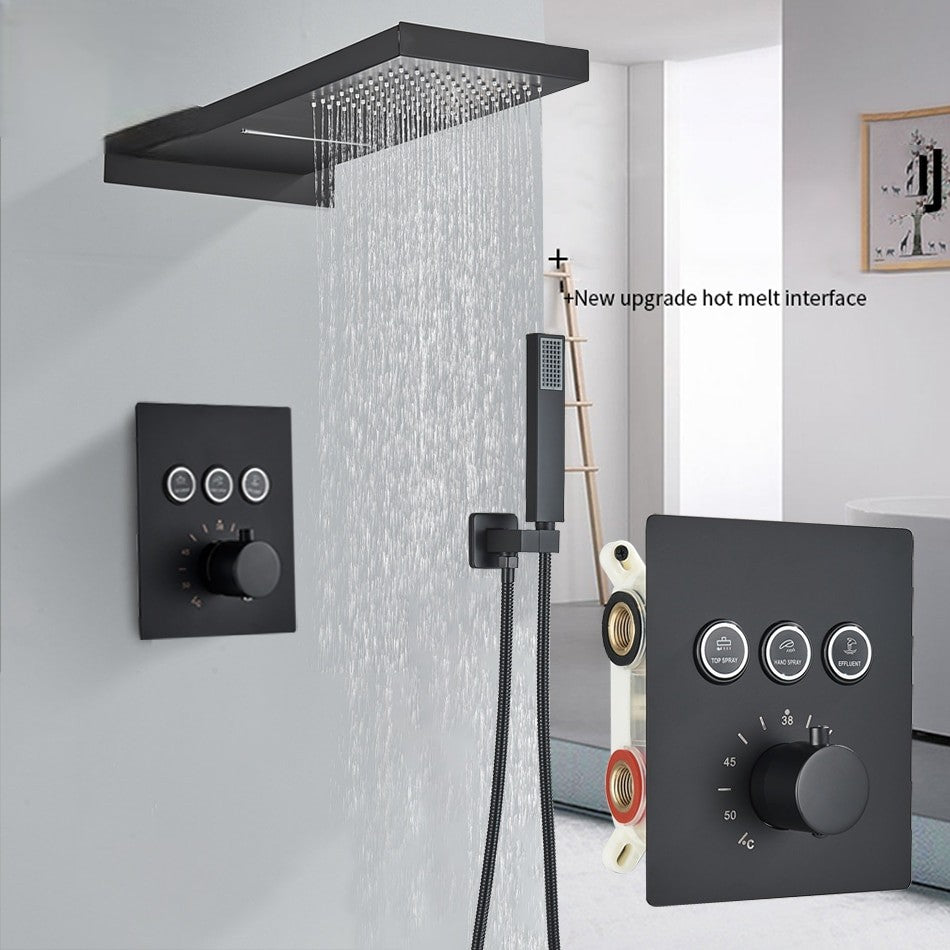 Niagara- CSA watefall rain 3 way function diverter thermostatic  shower set
