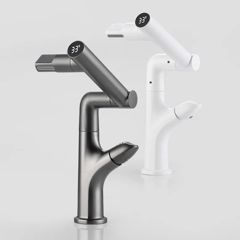 Inteligencia- Digital Display LED Basin Faucet Bathroom 360° Rotation