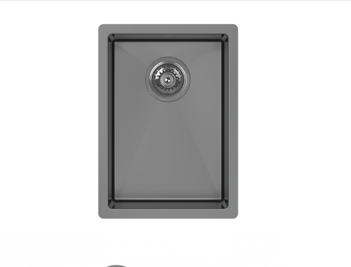 Brushed Gold-Black Grey Gun Undermount 16 Gauge Stainless Steel Bar sink 12X16"x8"