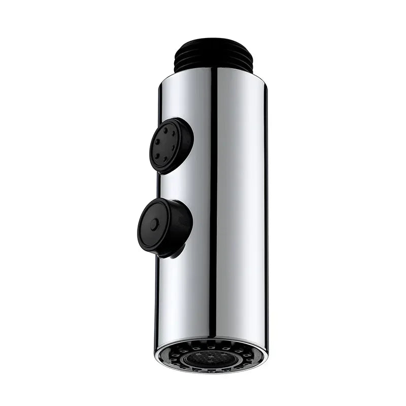 Dual Mode Kitchen Sink Faucet ABS Pull-Out Water Tap Water-Saving Shower Faucets Nozzle Adapter Sprinkler Splash-Proof Filter