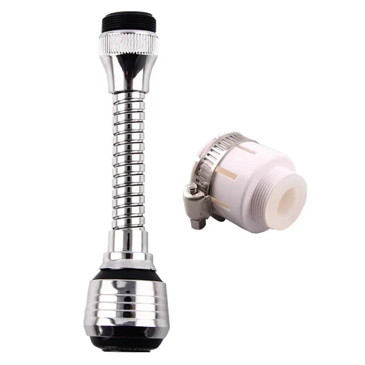 Dual Mode Kitchen Sink Faucet ABS Pull-Out Water Tap Water-Saving Shower Faucets Nozzle Adapter Sprinkler Splash-Proof Filter