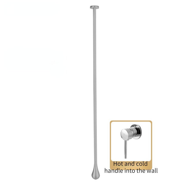 Tear drop- Ceiling Mount Faucets with deck mount lever control