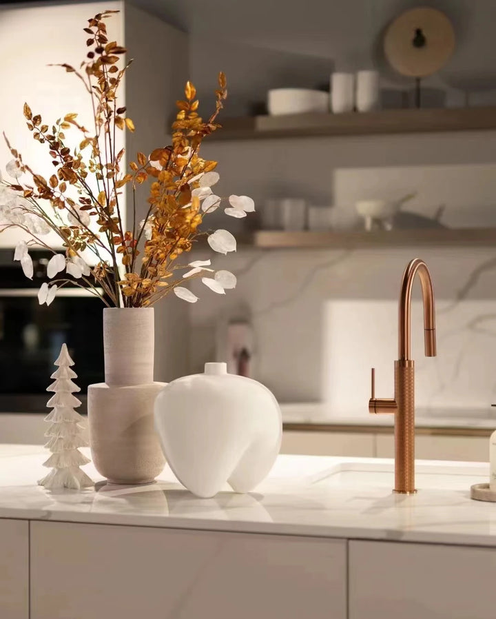 Cafe Brushed Copper kitchen faucet