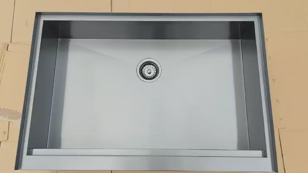 Black Grey Gun-Pet Dog bath tub mudroom washing station 16 gauge commercial grade stainless steel