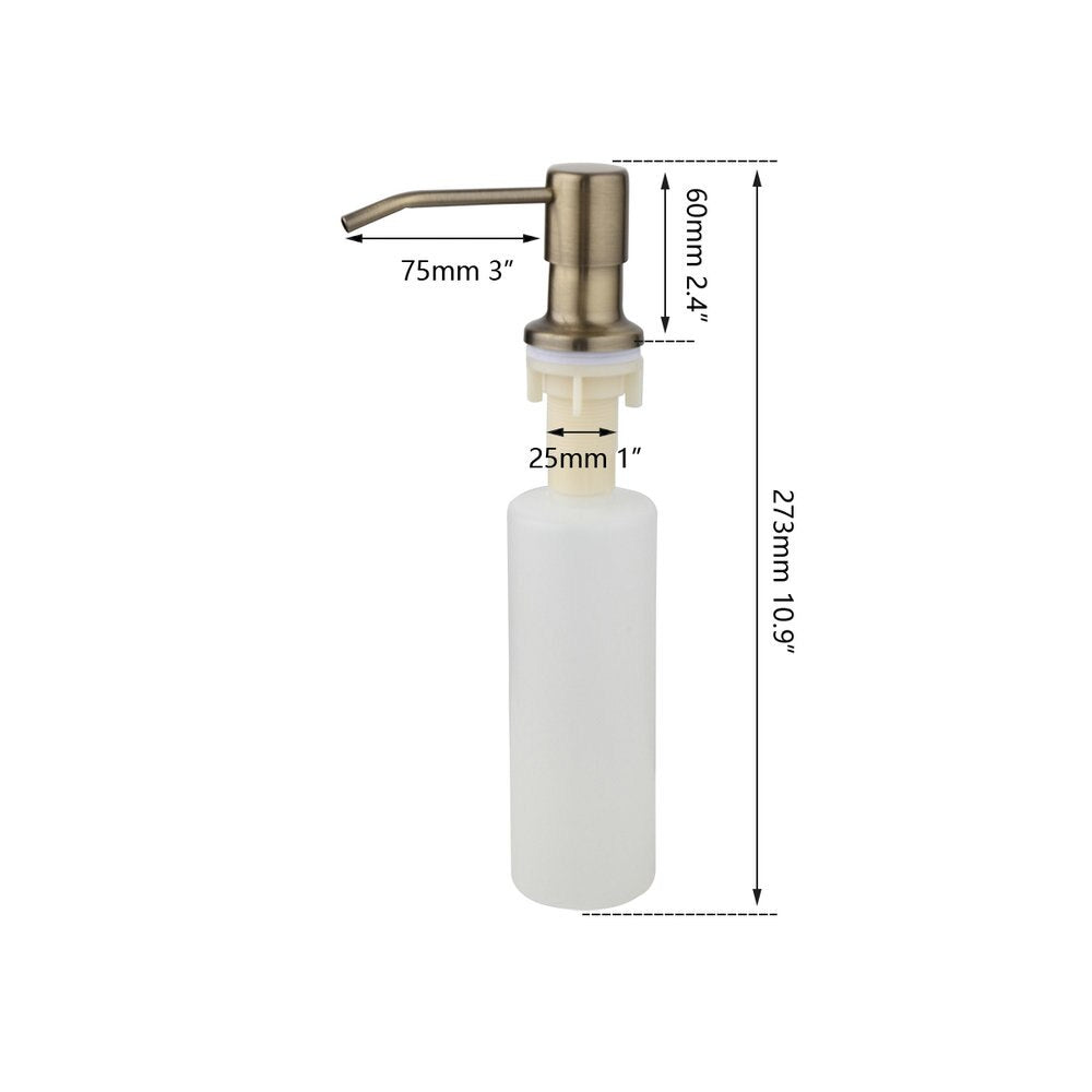 Gold polish soap dispenser