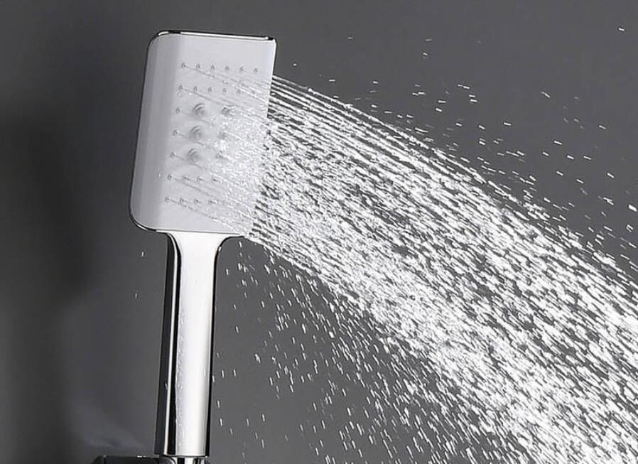 CSA White with Chrome Thermostatic Shower Kit