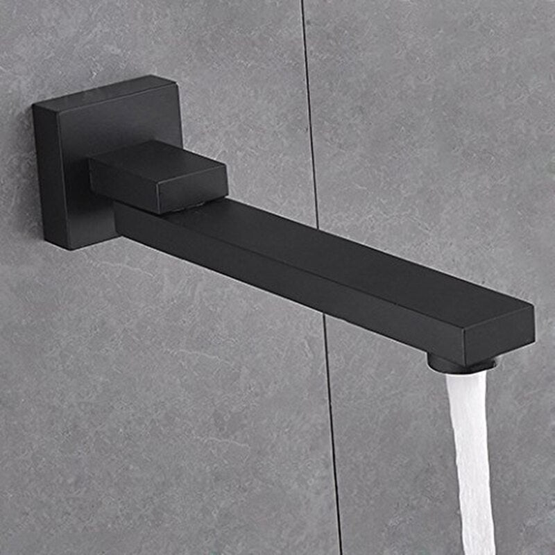 CSA certified - Black square 12" rain head 3 way function diverter- pressure balance shower kit