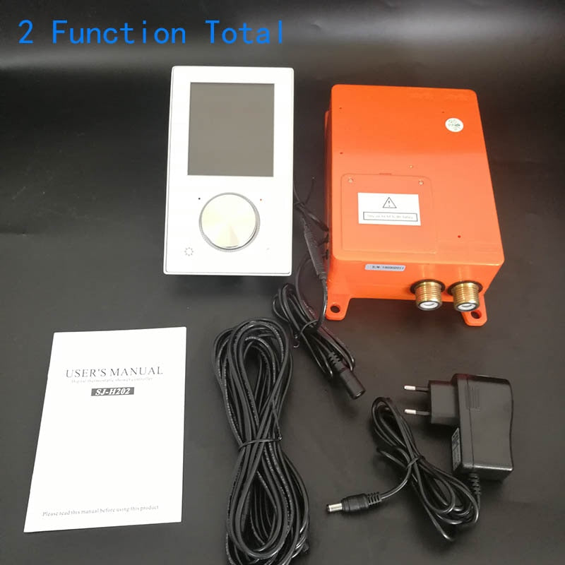 Thermostat Intelligent TouchScreen Shower Smart Mixer Valve Digital LCD Shower Control Panel Concealed