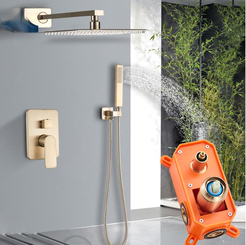 Brushed gold CSA - 2 and 3 way pressure balance shower kit