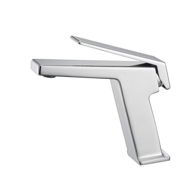Glock-Brushed gold-Grey-White-Black-Black with red Tall and short faucet