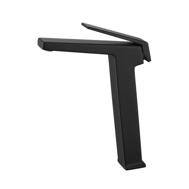 Glock-Brushed gold-Grey-White-Black-Black with red Tall and short faucet