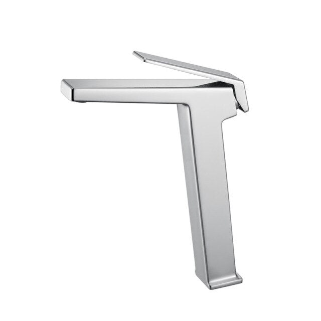 Glock-Brushed gold-Grey-White-Black-Black with red Tall and short faucet
