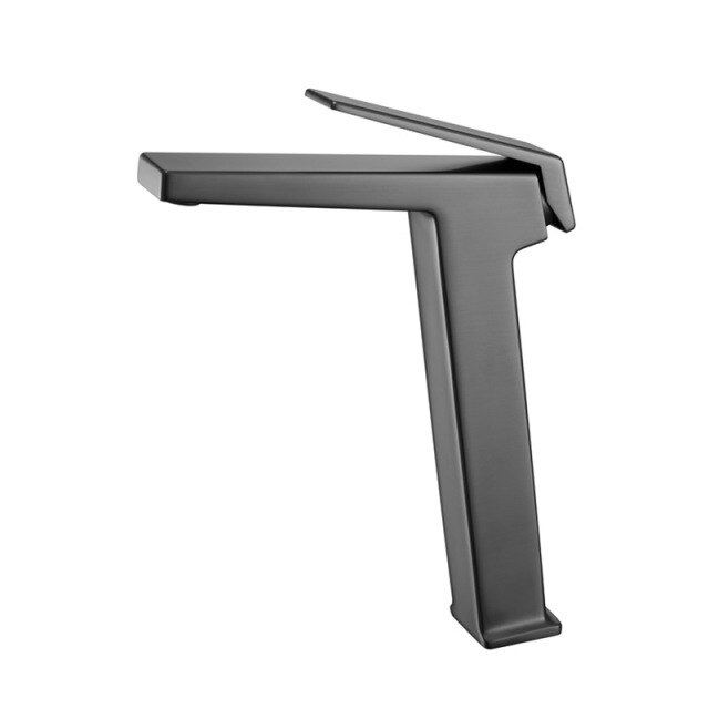 Glock-Brushed gold-Grey-White-Black-Black with red Tall and short faucet
