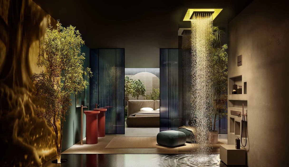 Shower LED Spa System