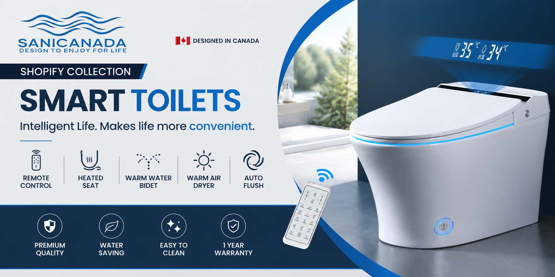Smart One Piece Toilet