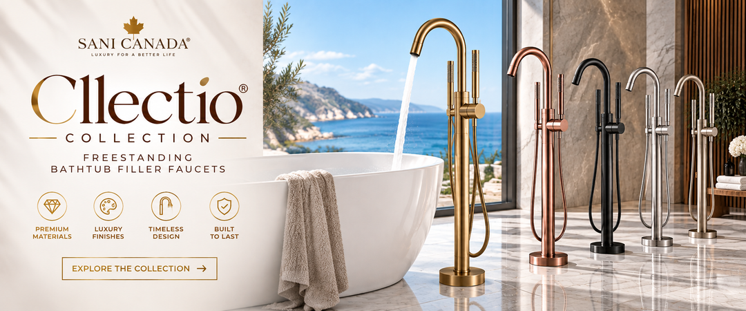 Freestanding bathtub faucets