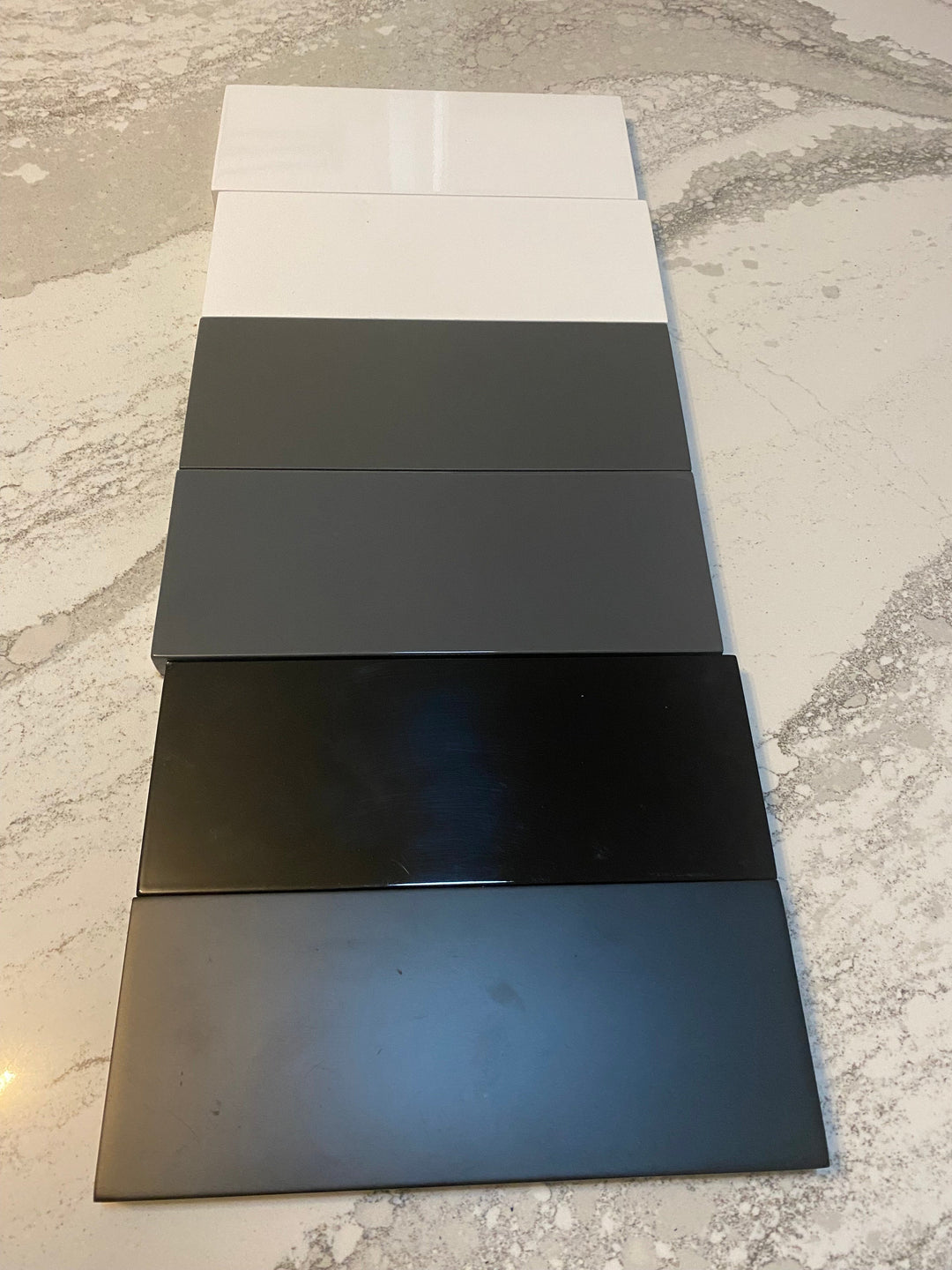 Furniture bathroom door color samples