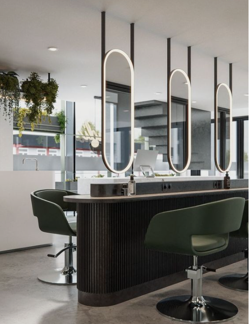 Hair Salon Studio Mirrors