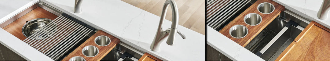 Undermount stainless steel kitchen sink