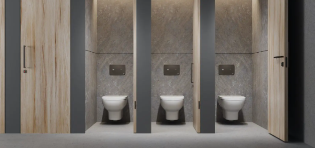 Commercial washroom fixtures