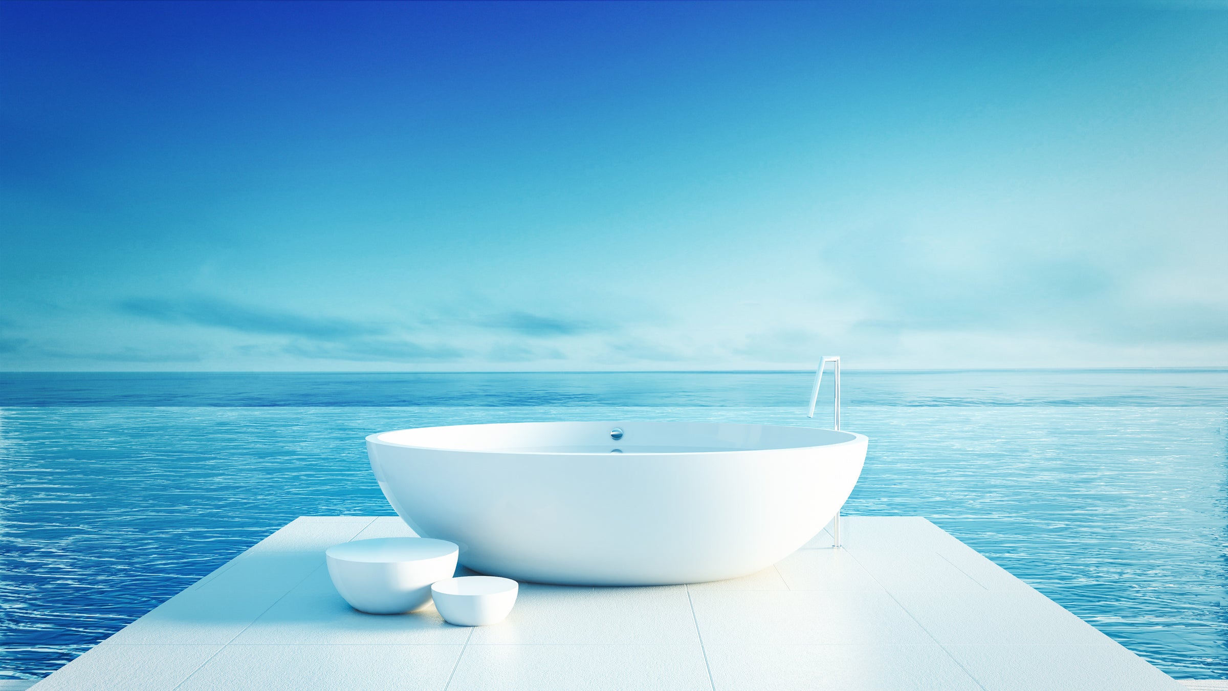 Solid Surface Stone Bathtubs