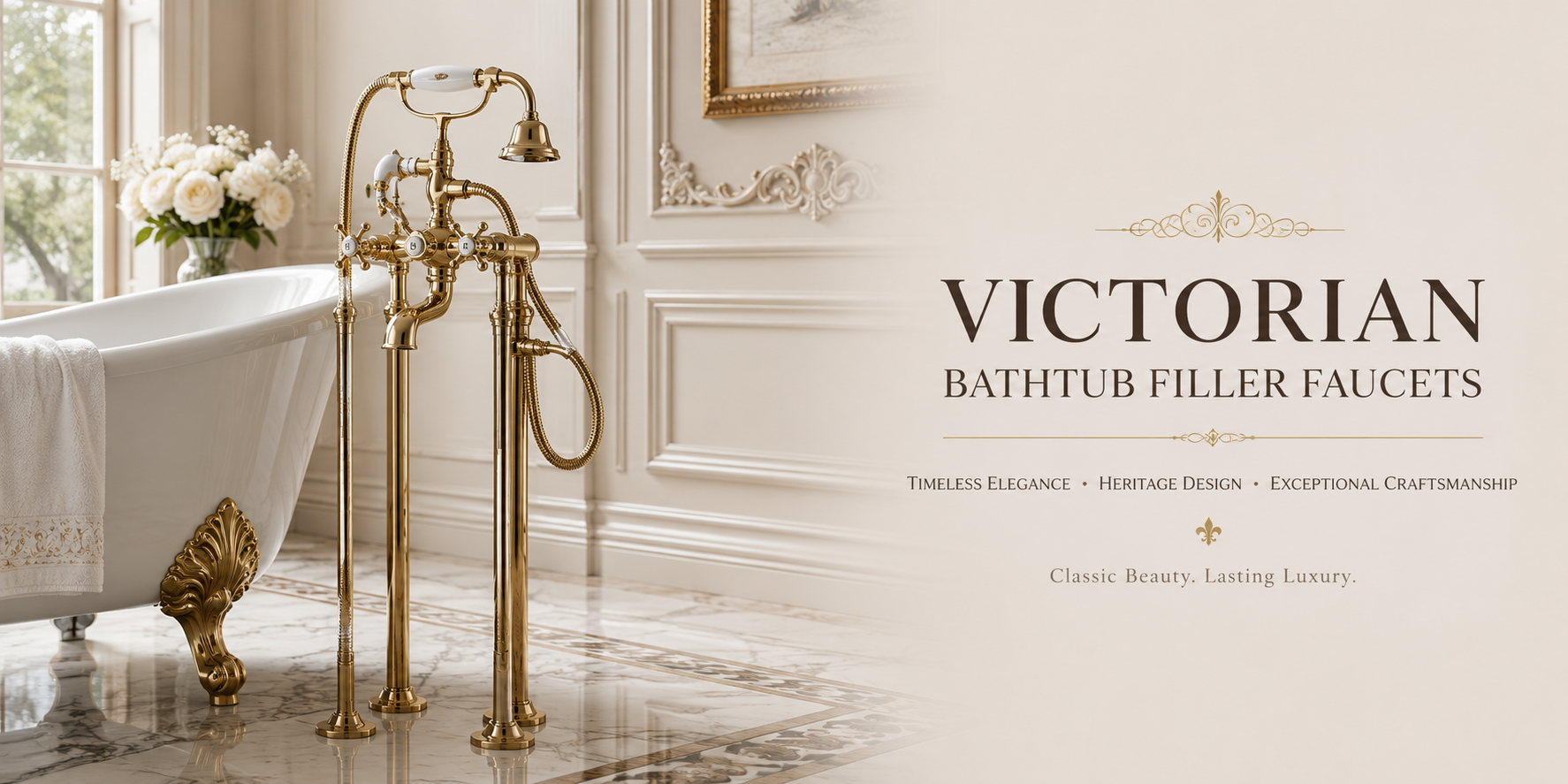 Victorian Bathtub Filler Faucets