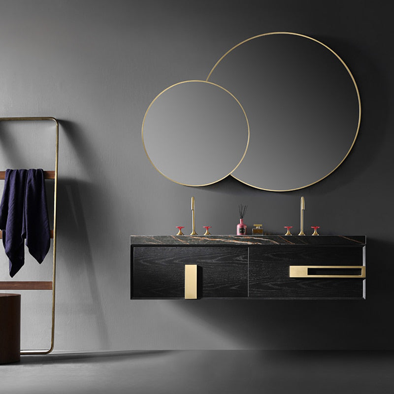 Black bathroom vanities