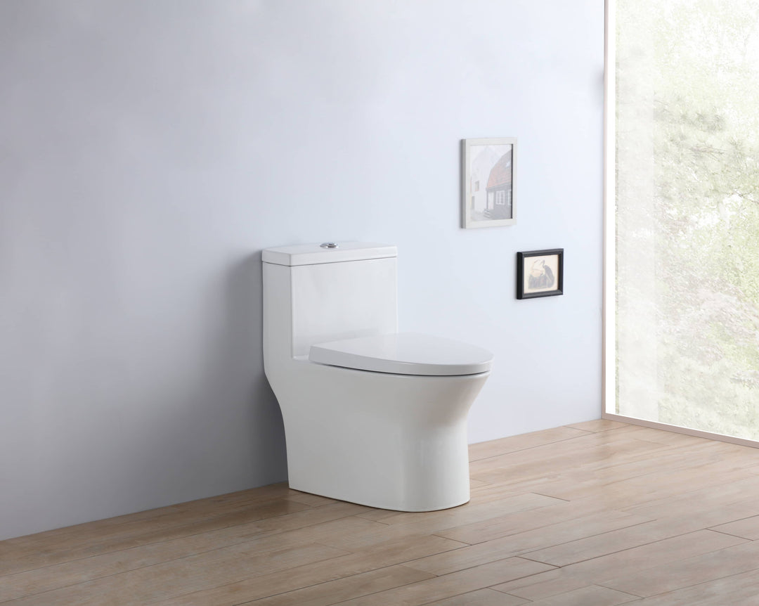 950 Toilet seat completed soft close and removable-White