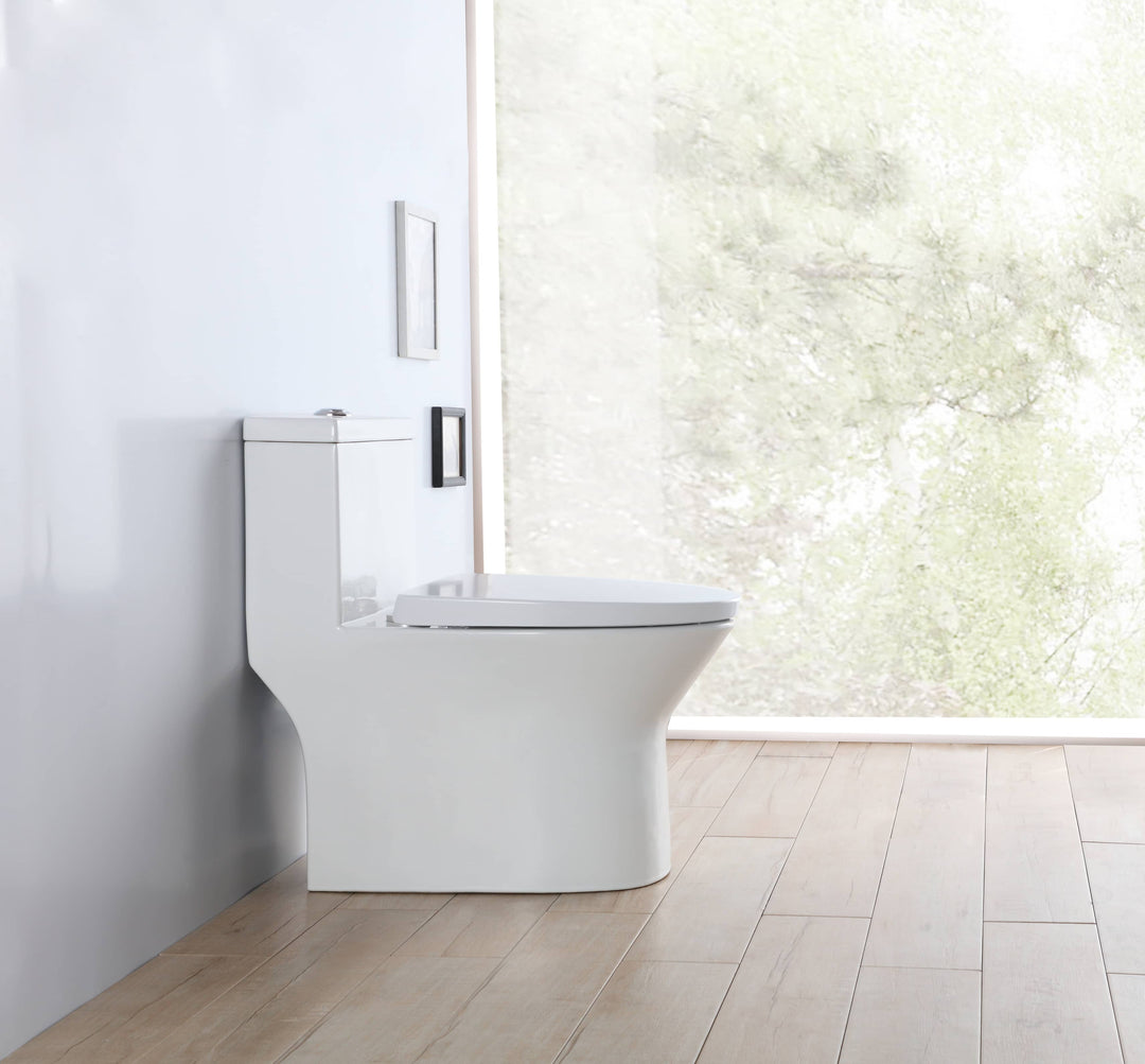 950 Toilet seat completed soft close and removable-White