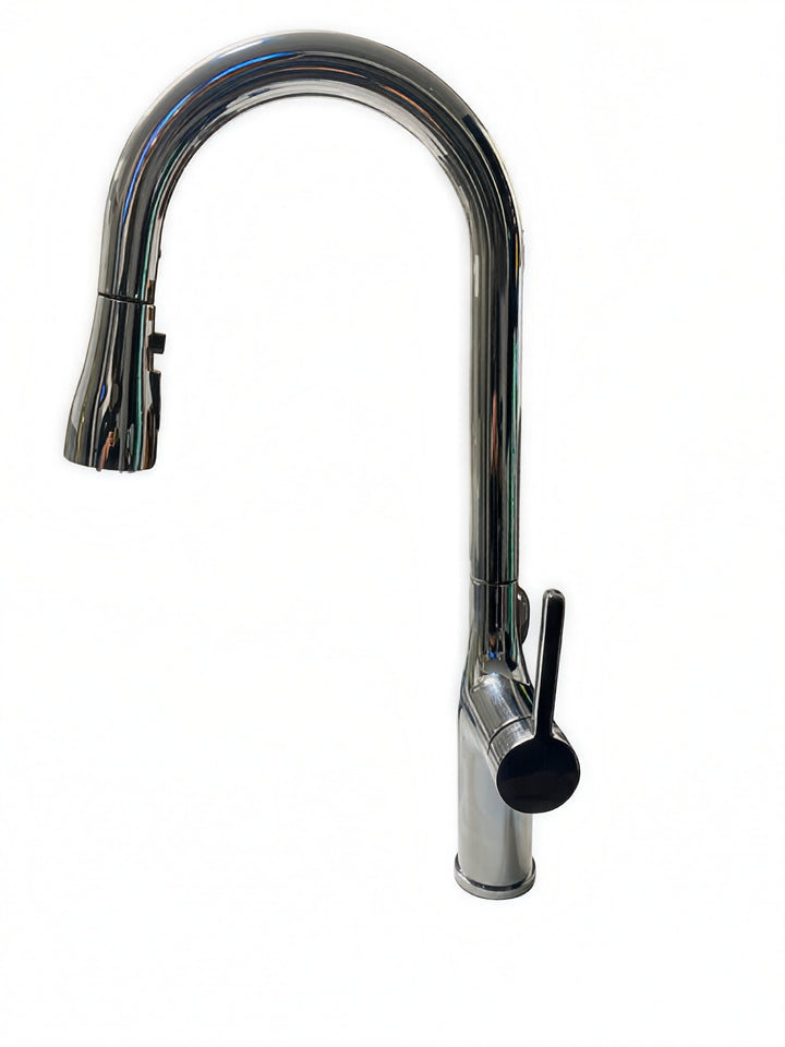 Acero Solid Sleek Modern Dual Pull Spray Kitchen Faucet