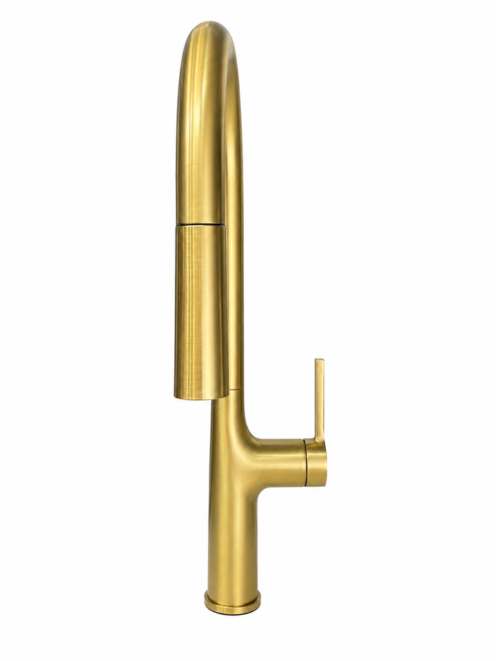 Acero Solid Sleek Modern Dual Pull Spray Kitchen Faucet