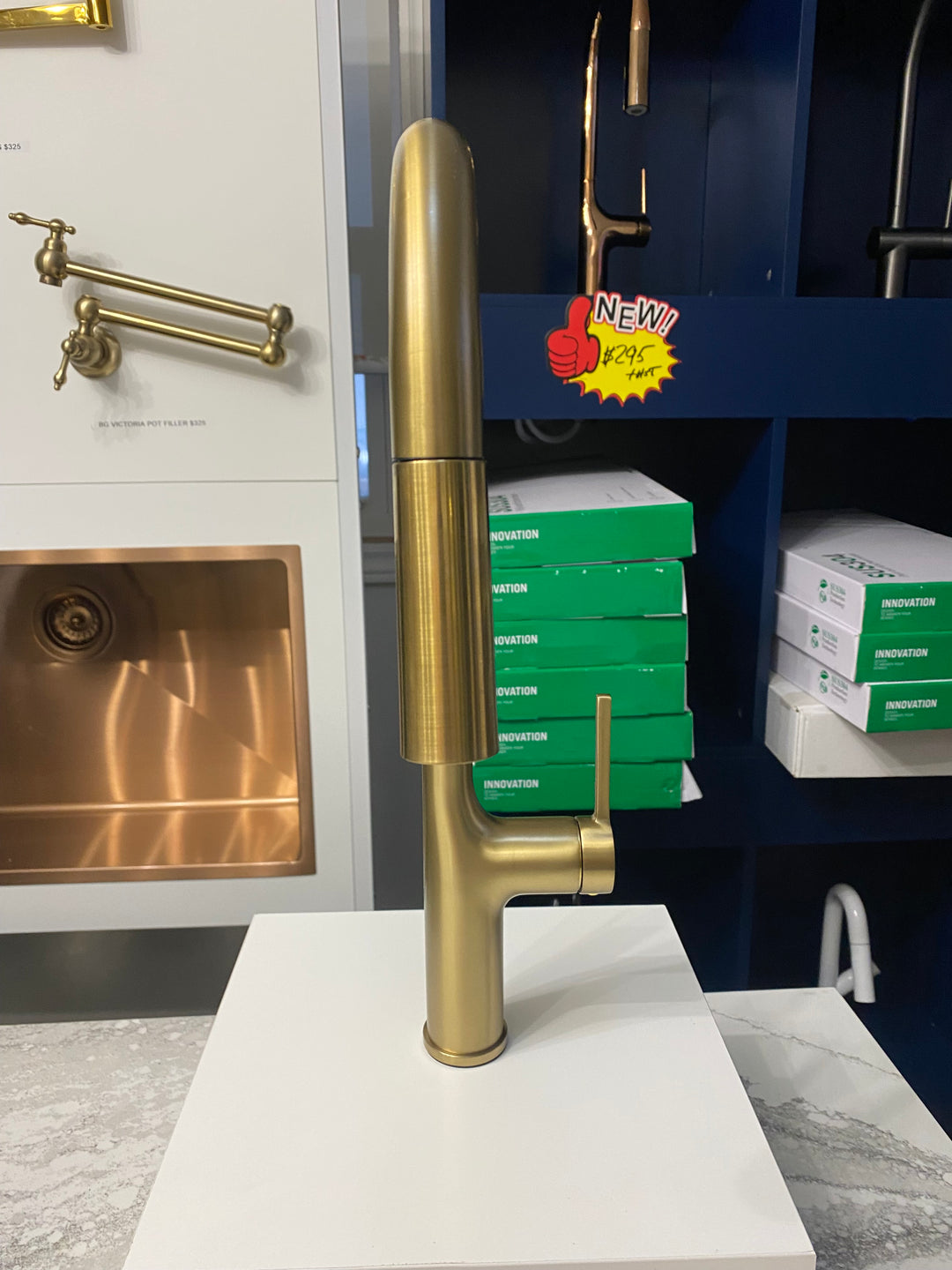Acero Solid Sleek Modern Dual Pull Spray Kitchen Faucet
